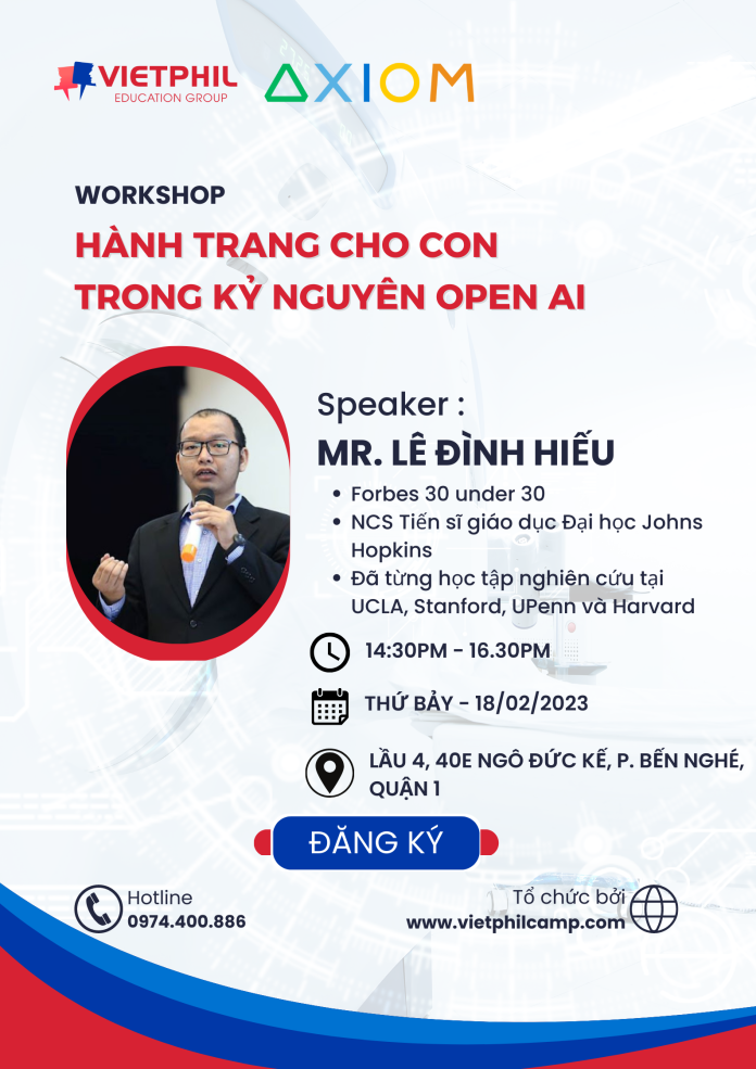 Workshop Hành Trang Cho Con Trong Kỷ Nguyên Open AI